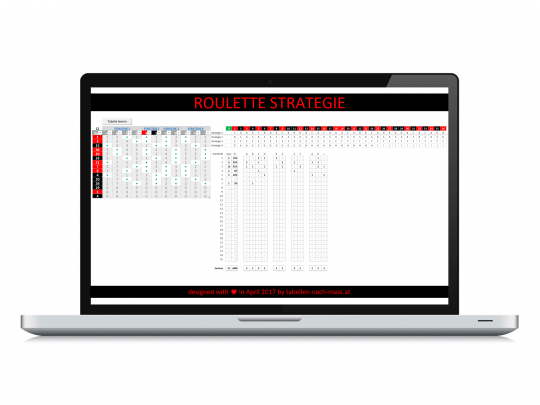 Roulette Excel Strategie
